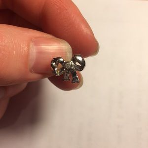 Juicy Couture Silver Bow Earrings